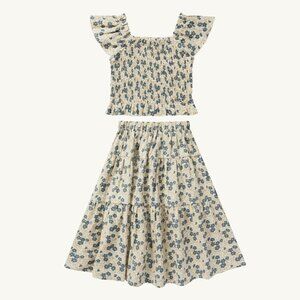 NWT - Rylee + Cru Blue Ditsy set